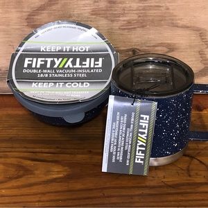 FIFTY/FIFTY Bottles Camp & To Go Mug and Food Bowl Set NWT
